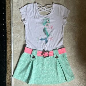 Basic Editions Mermaid Dress. Girls size S/6.